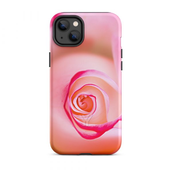 Designer Hardcase iPhone® Handyhülle Pink Roses 25 tough case for iphone matte iphone 14 plus front 6547db71017d6