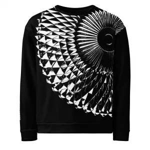 Herren Designer Sweatshirt Capital Schwarz Weiß